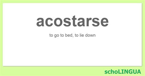 acostarse in english|acostarse in english conjugation.